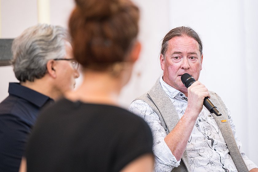 Axel Grafmanns im Gespräch.