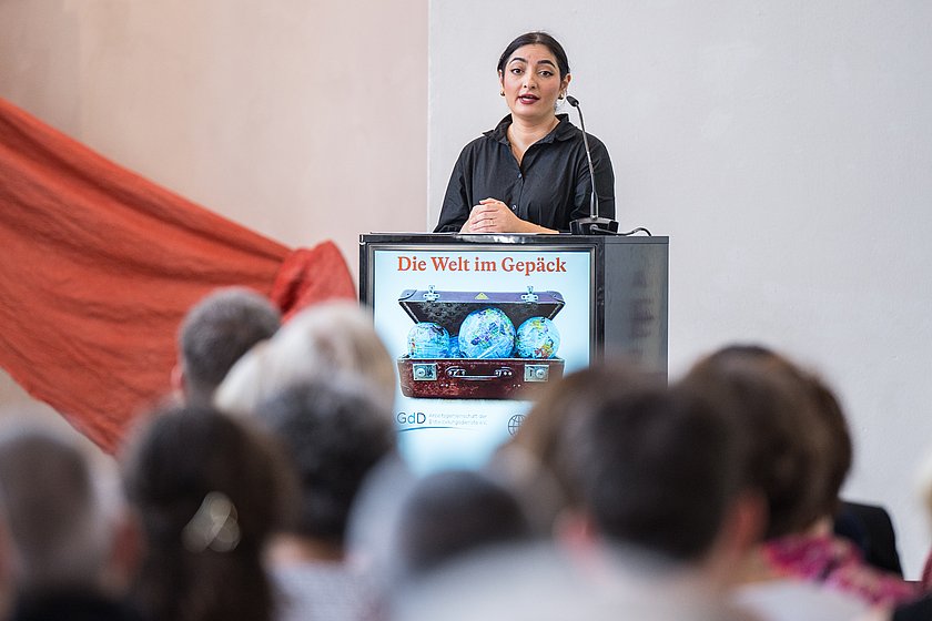 Dankesrede von Bundesministerin Reem Alabali Radovan.