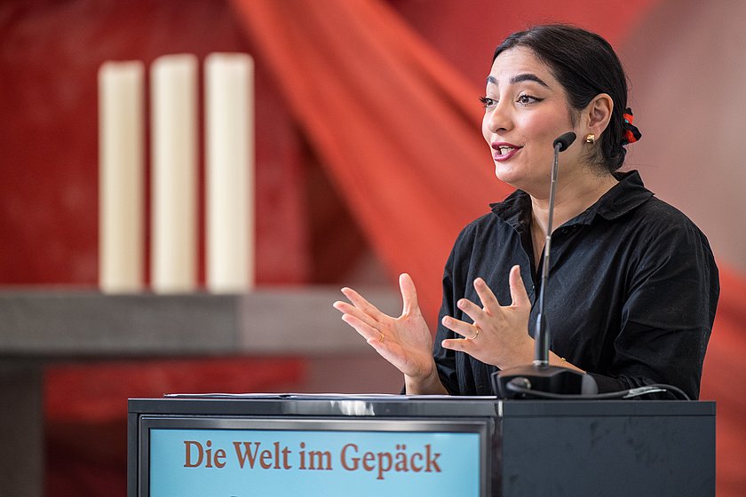 Dankesrede von Bundesministerin Reem Alabali Radovan.